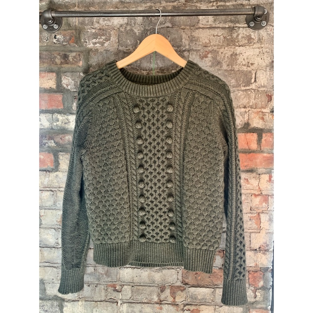 J Crew Cable Knit Sweater